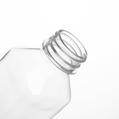 бутылки ясности 250ml 300ml пластиковые для формы квадрата напитка соков